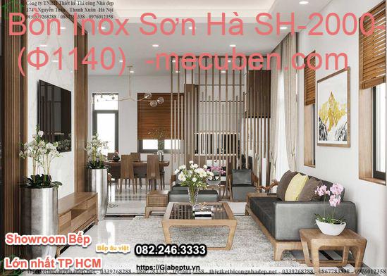 Bồn Inox Sơn Hà SH-2000-Ngang (Ф1140) 