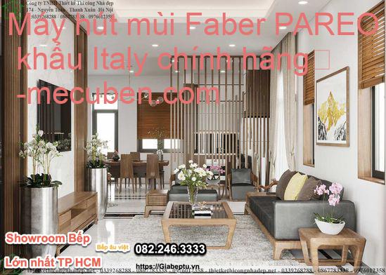 Máy hút mùi Faber PAREO nhập khẩu Italy chính hãng
