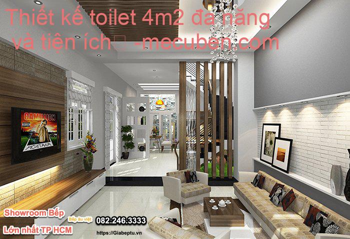 Thiết kế toilet 4m2 đa năng và tiện ích
- mecuben.com